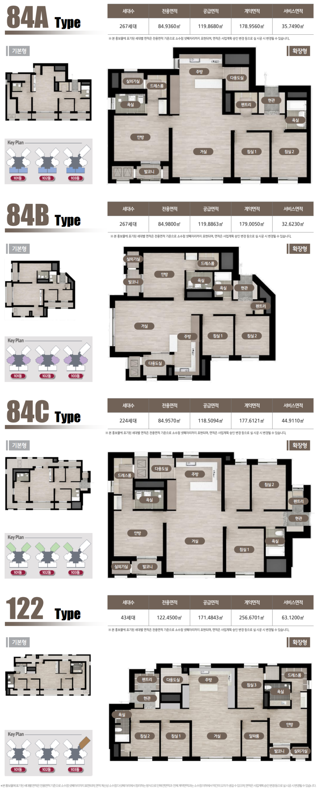 이천 롯데캐슬 3차 세대안내